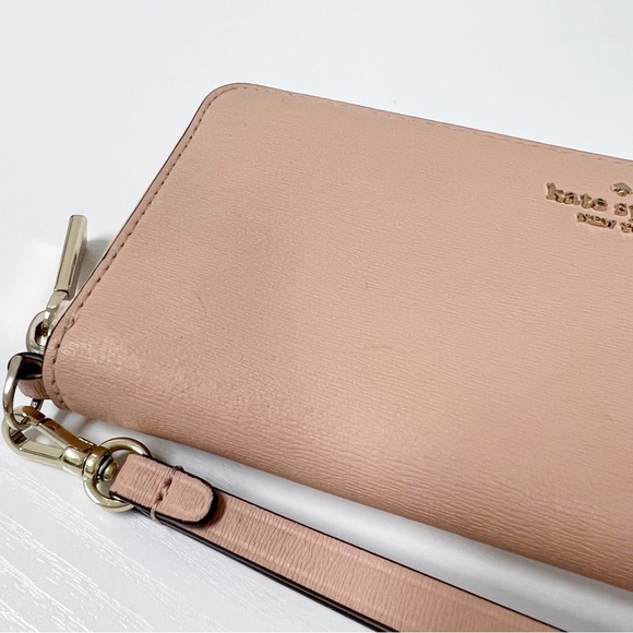 Kate Spade NY Slim Continental Leather Connie Wallet Rosy Cheeks - Picture 2 of 9